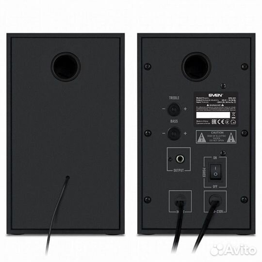 Колонки 2.0 sven SPS-621 black