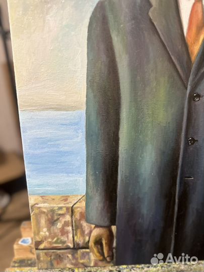 Картина маслом на холсте копия Магритт