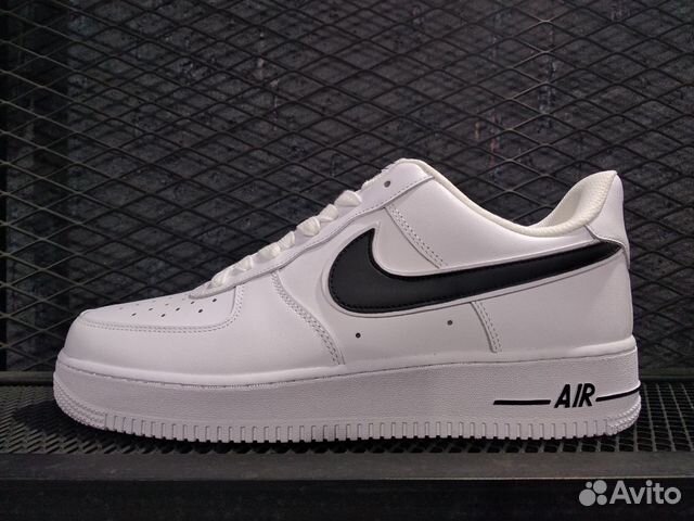 nike air force 1 low black swoosh