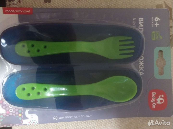 Ложка и вилка детские