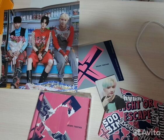 TXT альбом escape: together jewel case