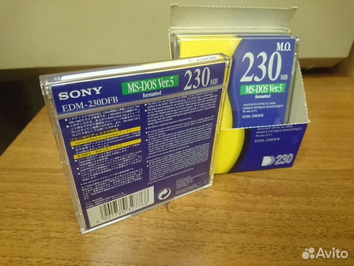 Магнитооптический диск - sony EDM-230DFB