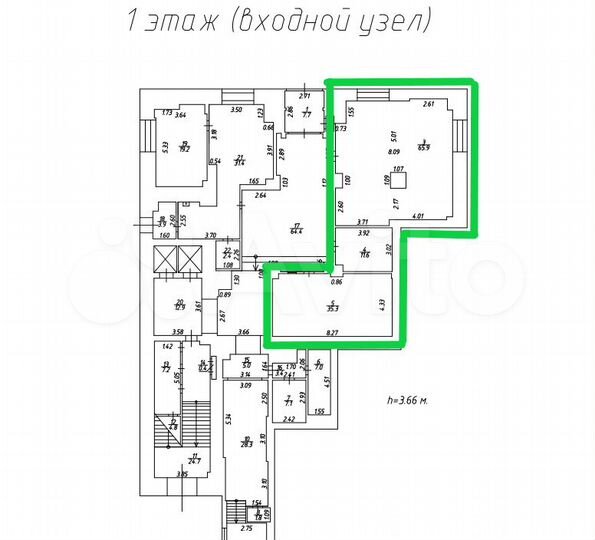Общепит, 112.8 м² под кофейню