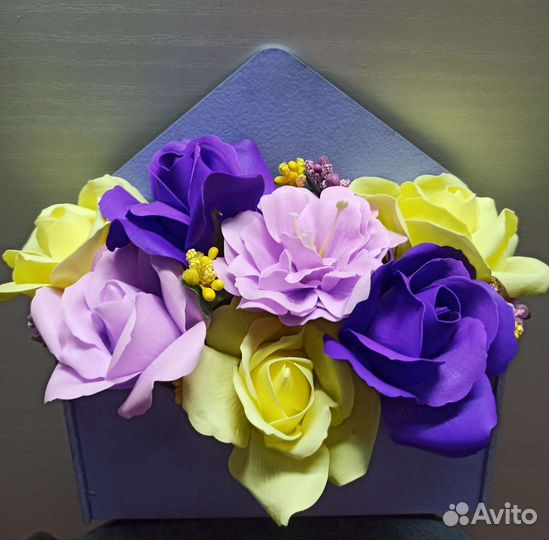 Букет из мыльных роз любимой маме