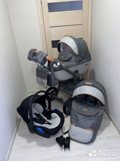 Коляска adamex 3в1