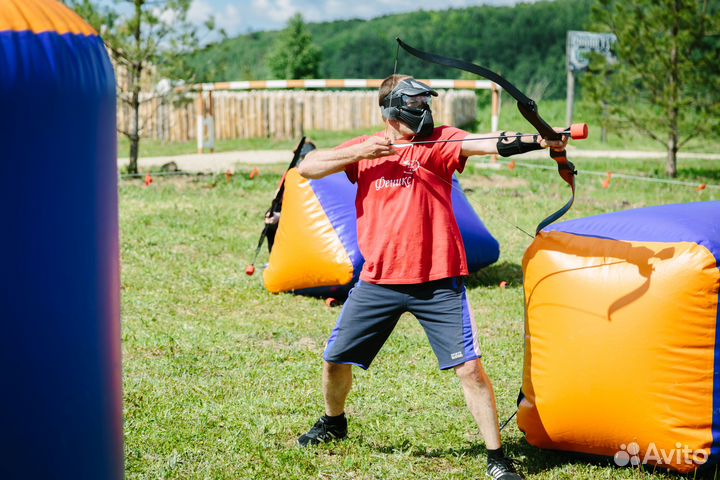 Лазертаг выездной Лучный бой Нерф-вечеринка