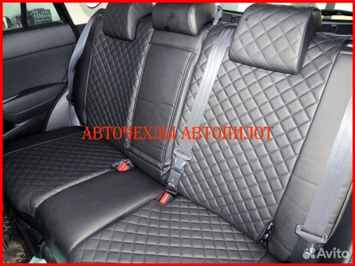 Чехлы Автопилот Mazda CX-5 1 из экокожи чёрные