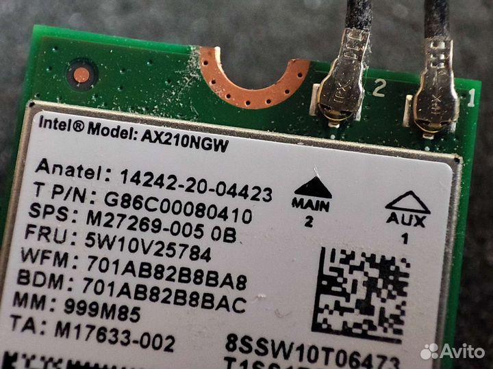 Wi-Fi модуль AX210NGW 6 Ггц