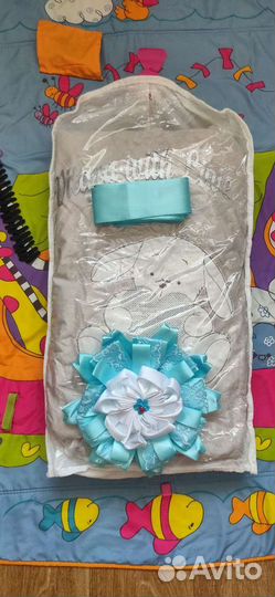 Комплект на выписку для мальчика весна-лето