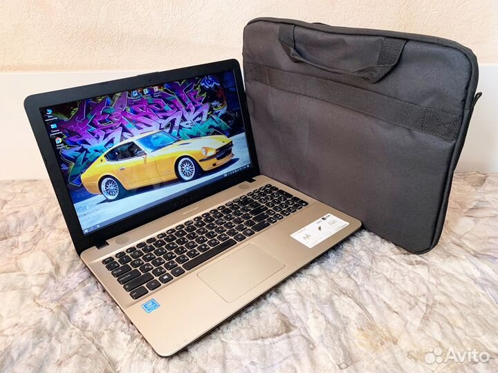 Ноутбук Asus X541NA 4 Ядра / SSD + Новая Сумка