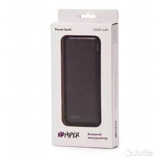 Внешний аккумулятор hiper 12500 mAh новый
