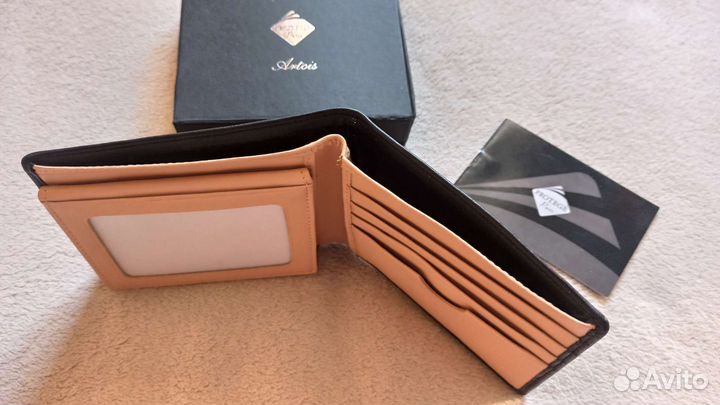 Бумажник мужской кожаный новый