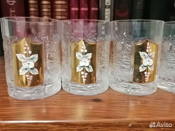 Хрустальные рюмки из Чехии