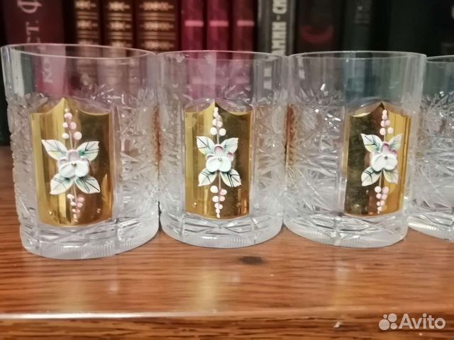 Хрустальные рюмки из Чехии