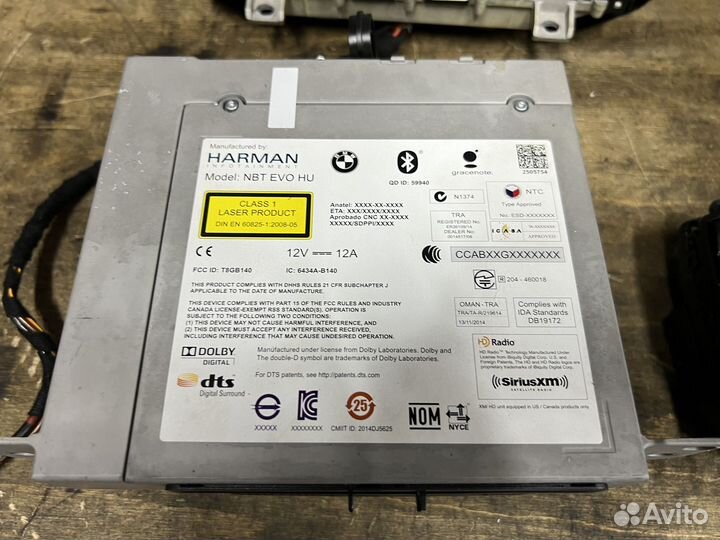 Комплект NBT EVO HU id4 BMW F20 F30