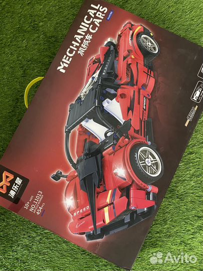 Конструктор гоночная машина инерционная