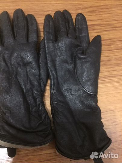 Перчатки кожа