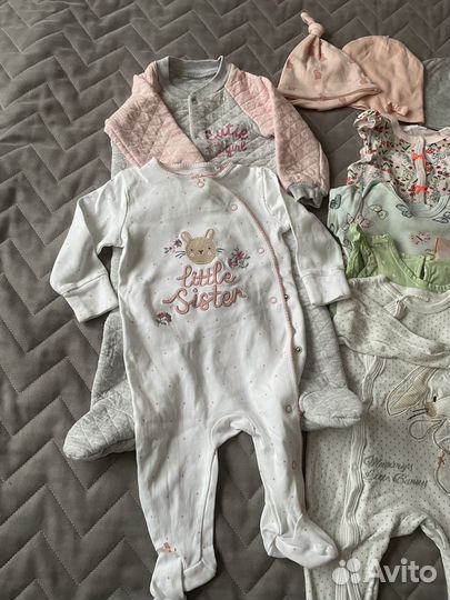 Вещи пакетом на девочку от 0 до 1 года