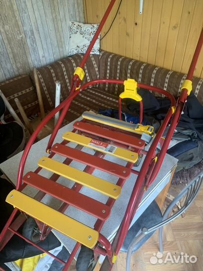 Детские санки на колесах