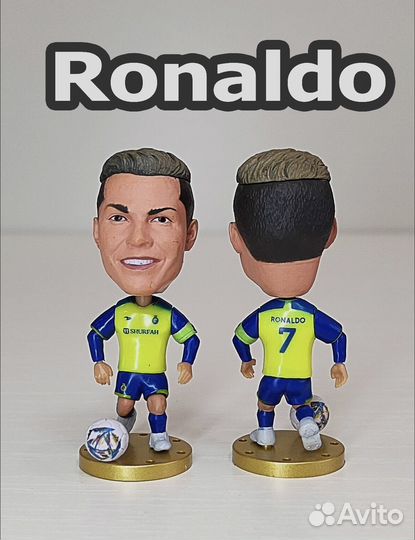 Игрушки фигурки футболиста Роналдо Аль-Наср