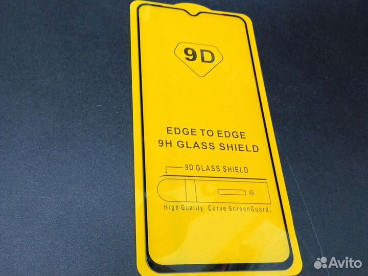 Чёрное стекло Samsung A02S