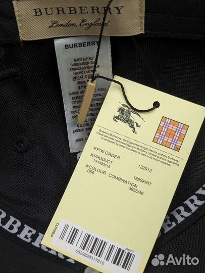 Бейсболка Burberry Black