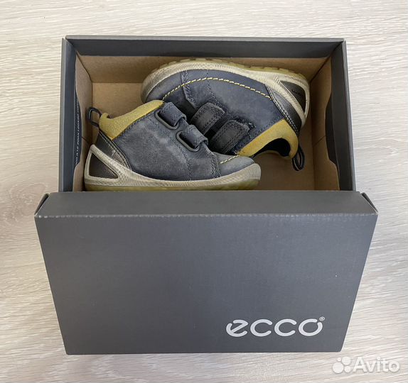 Ботинки кожаные Ecco 20 размер