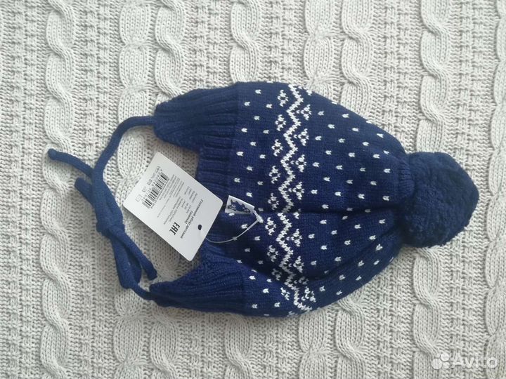 Новая детская зимняя шапка 46