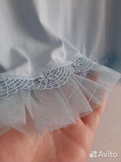 Блузка детская Гелио голубая