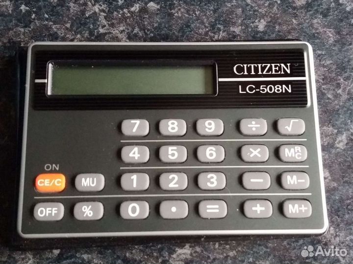 Калькулятор.Касио.Ситизен