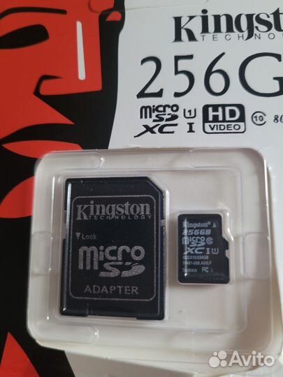 Карта памяти MicroSD 256gb