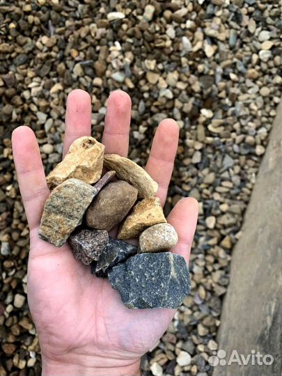 Щебень гравийный, все фракции