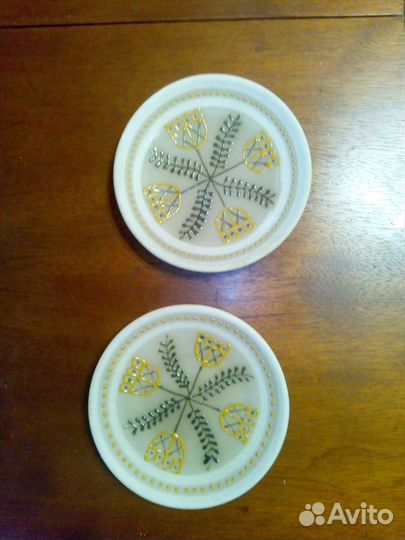 Тарелки декоративные на стену, 2 шт