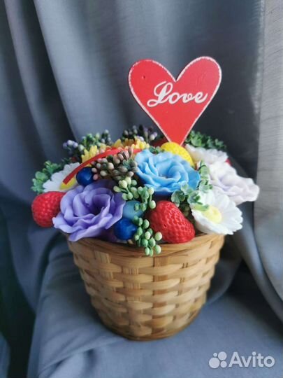 Букет из мыла