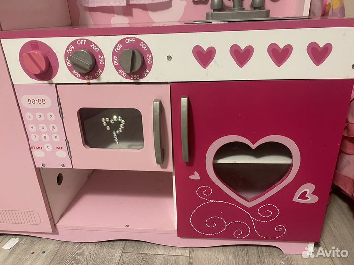 Детская игровая кухня деревянная