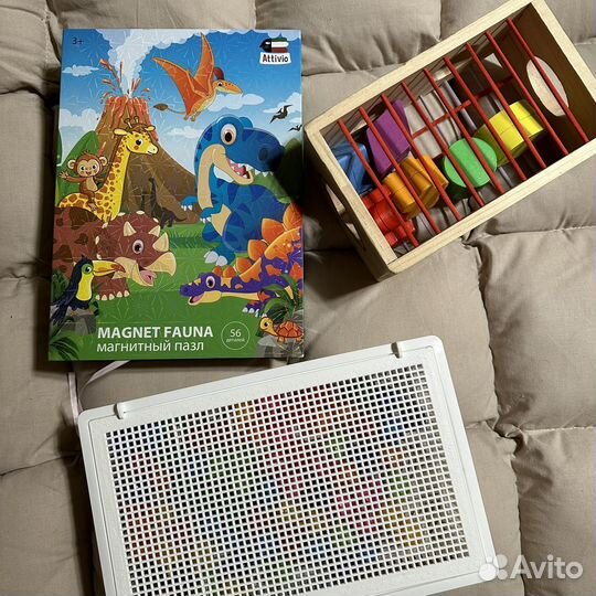 Игрушки 2+ (сортер, магнитный пазл, мозаика)