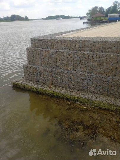 Монтаж габионов