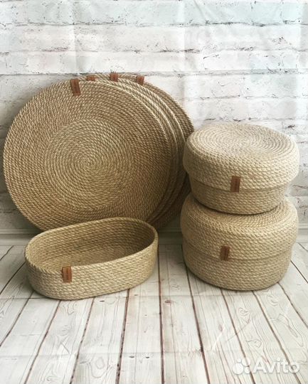 Корзины из джута