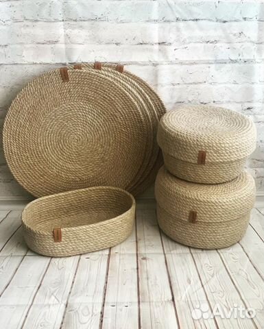 Корзины из джута