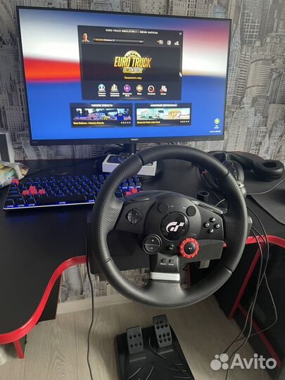Игровой руль Logitech Driving Force Gt