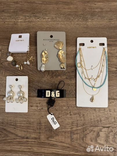 Серьги колье браслет dolce mng koton