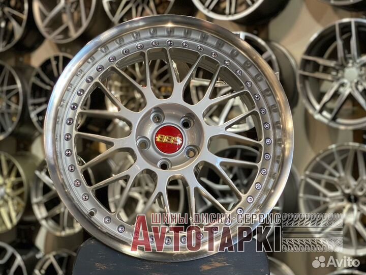 Диски тюнинг r19 5-112 9,5 j BBS стиль серебро