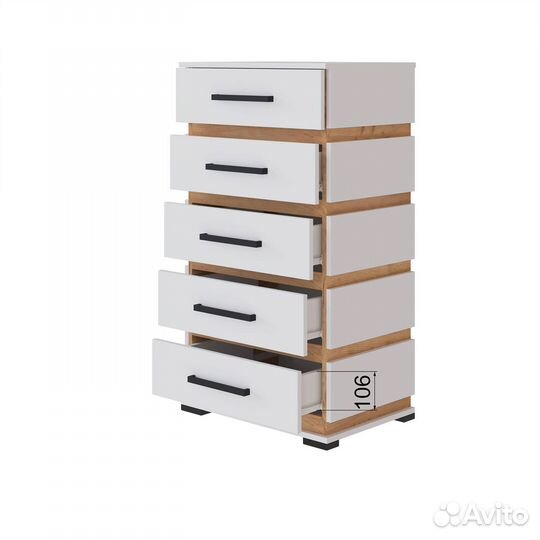 Комод белый км-1