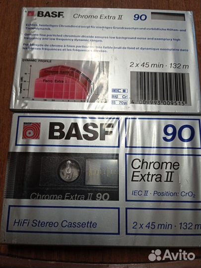 Аудиокассеты BASF 90 Chrome Extra 2