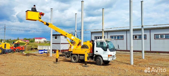 Аренда и услуги телескопической автовышки, 15 м