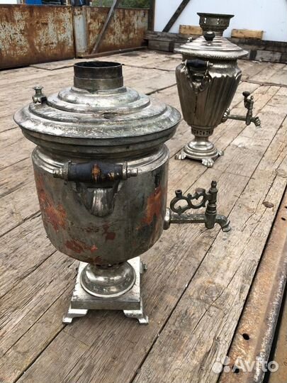 Самовар старый угольный