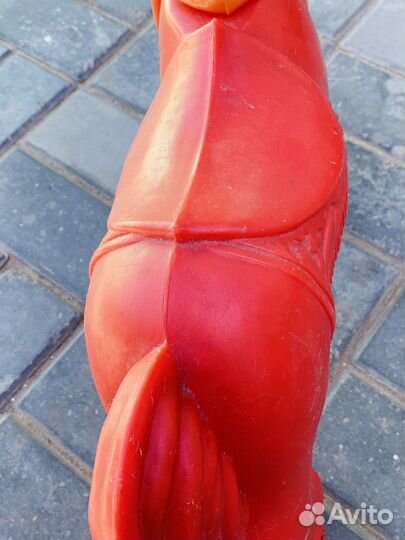 Советская детская игрушка. Лошадка-каталка