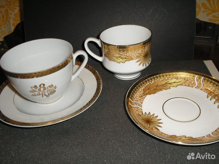Чайные пары лфз и др. Фарфор