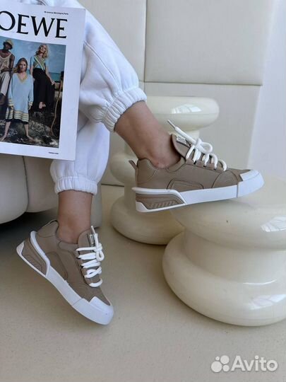 Кеды женские коричневые