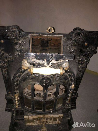 Печь камин дровяная